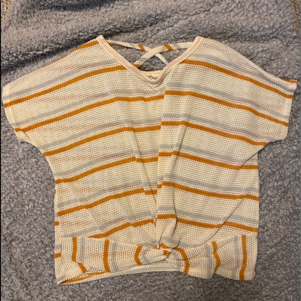 Cute Waffle Knit Top